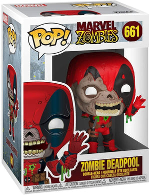 Funko Pop Marvel: Marvel Zombies - Zombie Deadpool #661 (Item #49126) - Sweets and Geeks